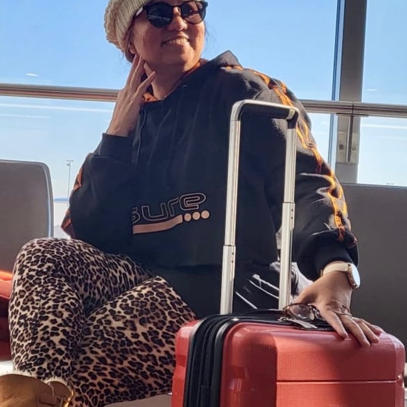 Batik Accent Hoody in Black - Picture 3 of 4